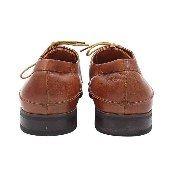 Zota Men Plain Square Toe Derby Oxfords Size US 13 Brown Leather - Picture 5 of 6